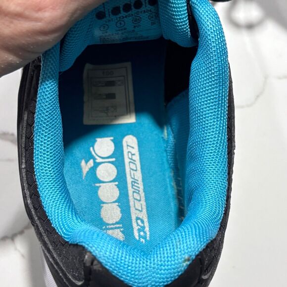 Diadora Nucleo 2 | Women’s Sz 9M Athletic Running Black Teal Blue Sneakers Shoes - Picture 8 of 11